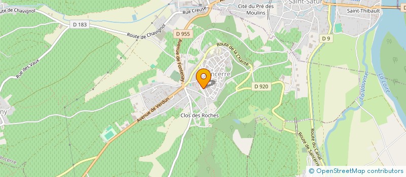 localisation de l'entreprise A.E.P.DU SANCERROIS à SANCERRE