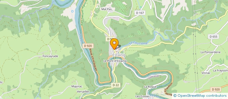 localisation de l'entreprise A E P ECOLE SAINTE CATHERINE  ESTAING