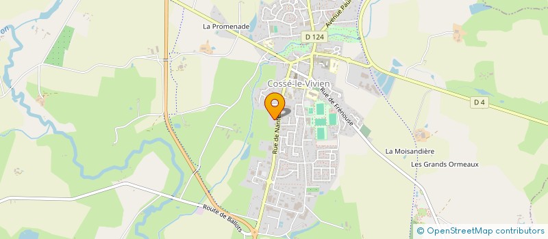 localisation de l'entreprise A.E.P. ESPERANCE DE SAINT PIERRE LA COUR  BATZ-SUR-MER