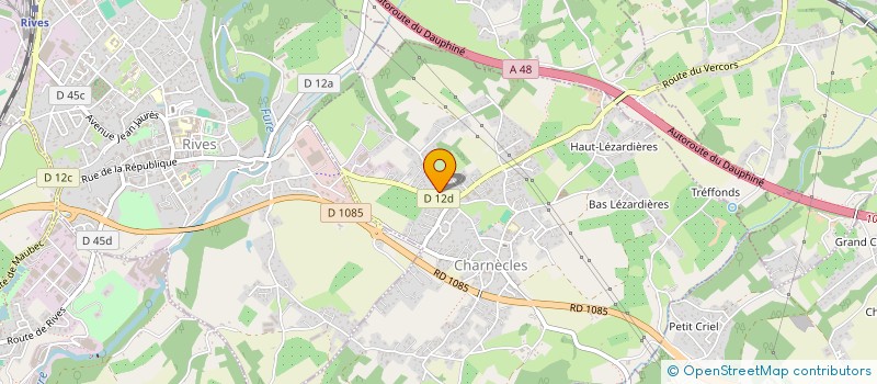 localisation de l'entreprise A.E.P.M. ART ENFANT PAYS MARIONNETTES  CHARNECLES