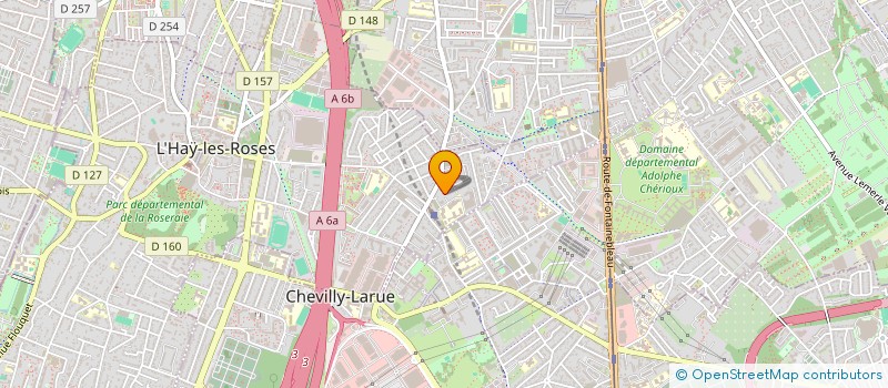 localisation de l'entreprise A.E.P. SECURITE PRIVEE  L'HAY-LES-ROSES