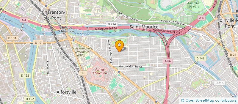 localisation de l'entreprise A.E.P.-TCE BATIMENT à MAISONS-ALFORT