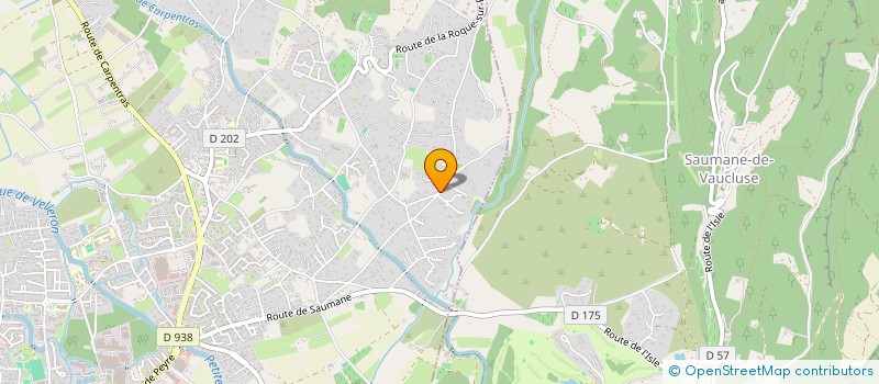 localisation de l'entreprise A.E.R.  L'ISLE-SUR-LA-SORGUE