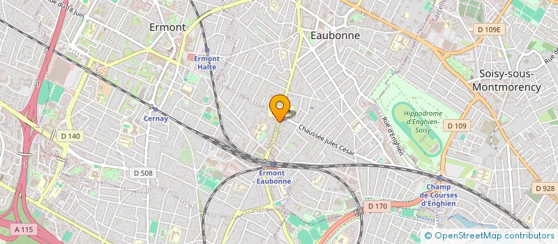 localisation de l'entreprise A.E.R.A.M à EAUBONNE