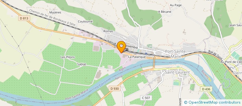 localisation de l'entreprise A.E.R. AVENIR ENERGIES RENOUVELABLES  PORT-SAINTE-MARIE