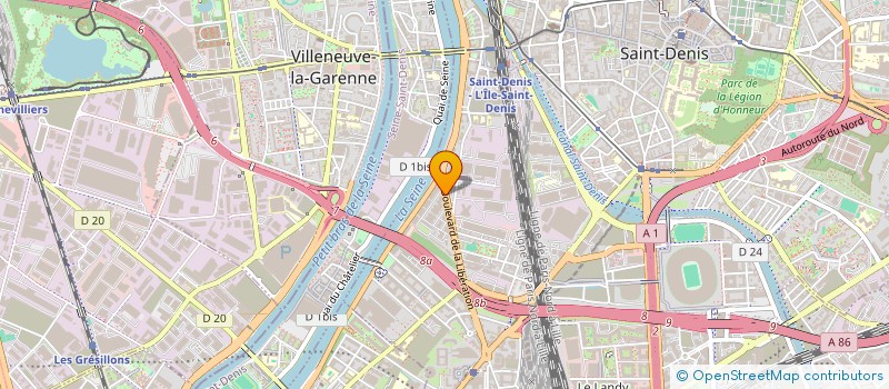 localisation de l'entreprise A.E.R.I.TEC. APPLICATIONS ELECTRIQUES ET RESEAUX INFORMATIQUES ET TECHNOLOGIES à SAINT-DENIS