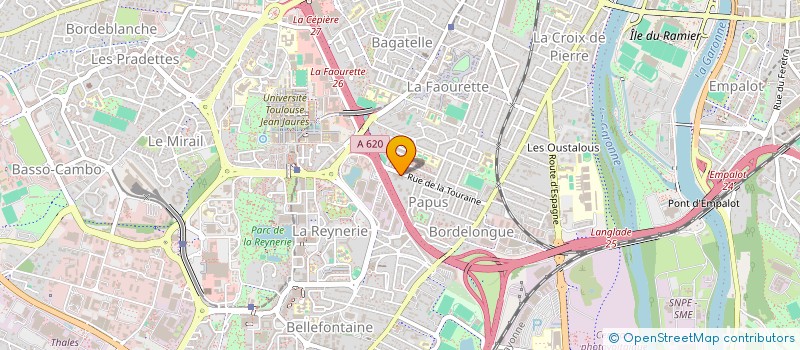 localisation de l'entreprise A.E.R NETT SERVICES à TOULOUSE