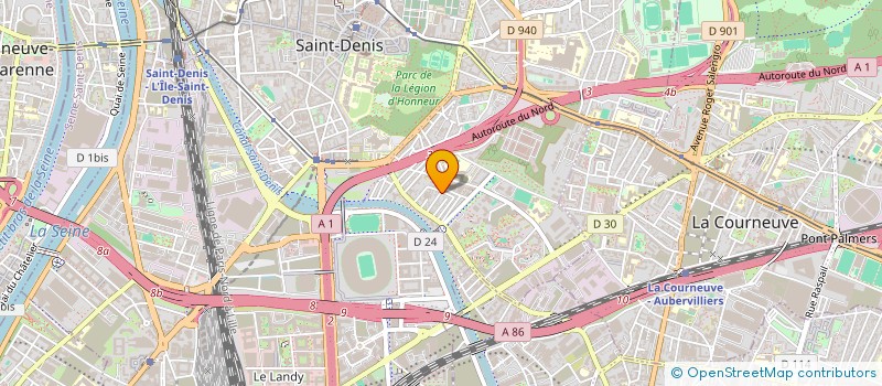 localisation de l'entreprise A E-RENOV à SAINT-DENIS