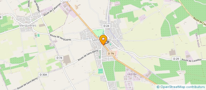 localisation de l'entreprise A.E.S. ADMIN  SAINT-ANDIOL