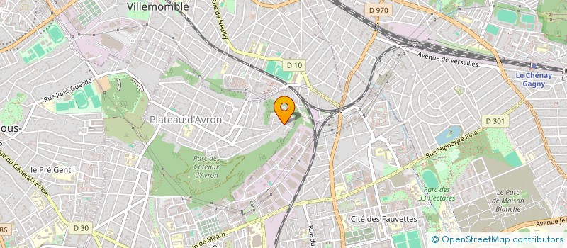 localisation de l'entreprise A.E.T à NEUILLY-PLAISANCE