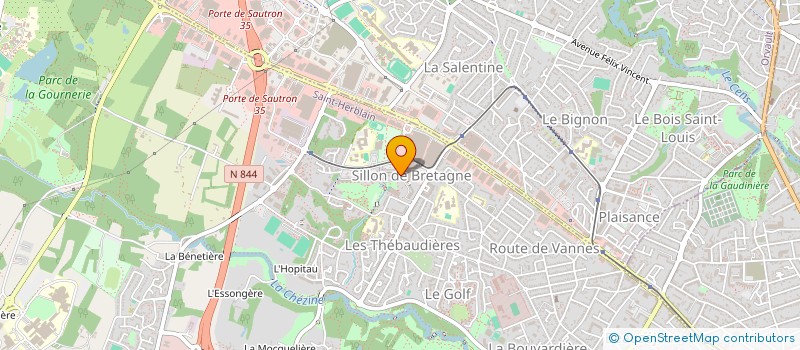localisation de l'entreprise A E T à SAINT-HERBLAIN