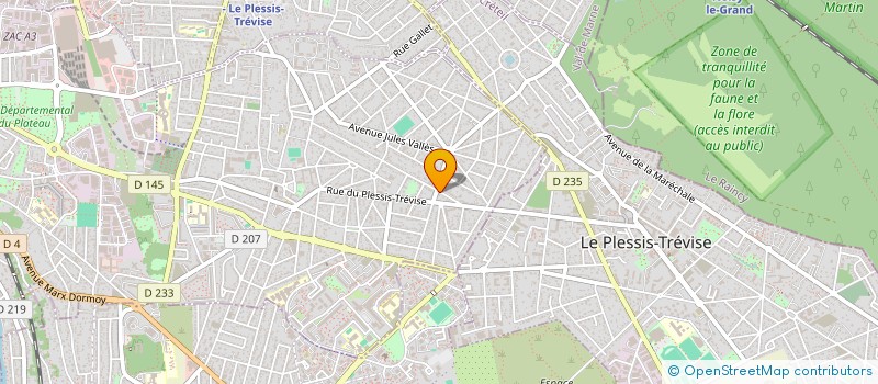 localisation de l'entreprise A.E WOOD à CHAMPIGNY-SUR-MARNE