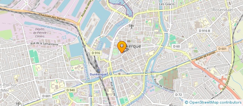 localisation de l'entreprise A  ECO RENOV à DUNKERQUE