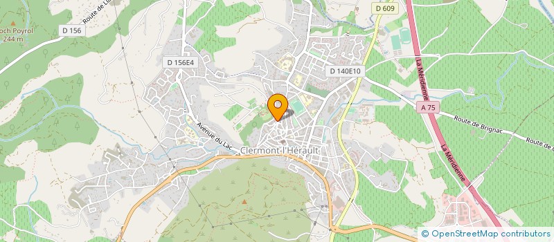 localisation de l'entreprise A+ECOGREEN à CLERMONT-L'HERAULT