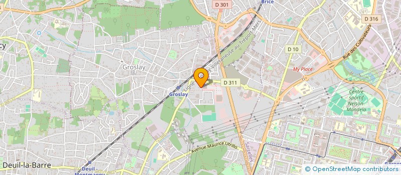 localisation de l'entreprise A.ECOMATE BAT ET TRAVAUX PUBLICS à GROSLAY