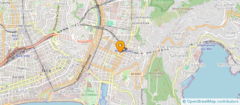 localisation de l'entreprise A.ELECTRIC à NICE