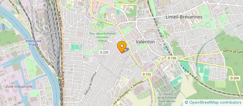 localisation de l'entreprise A.ELNIJO à VALENTON