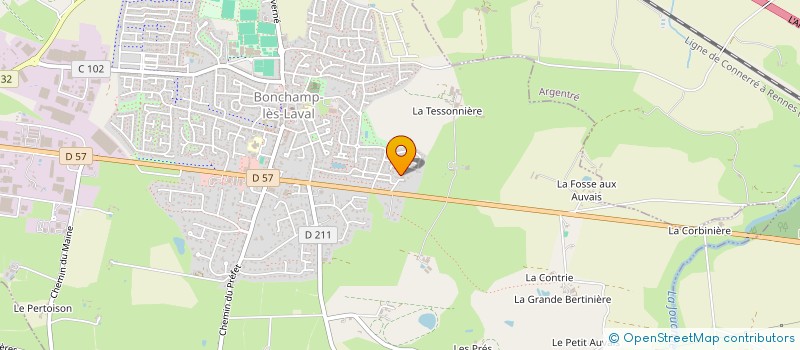 localisation de l'entreprise A+ENERGIHOUSE  BONCHAMP-LES-LAVAL