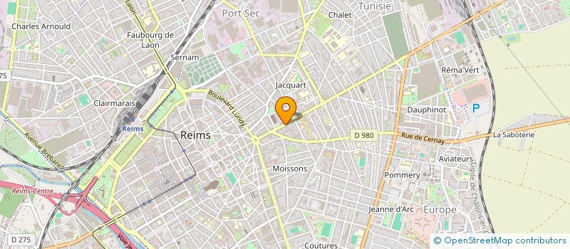 localisation de l'entreprise A. ESPACE PERMIS  REIMS