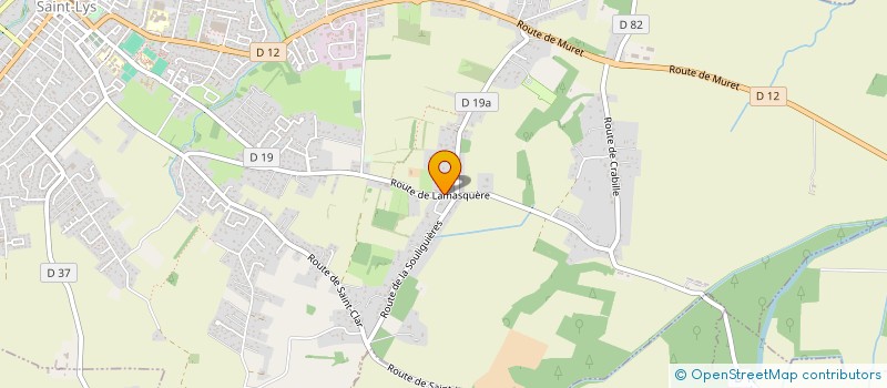 localisation de l'entreprise A ET A  SAINT-LYS