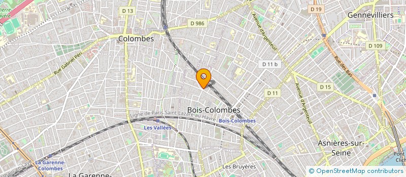 localisation de l'entreprise A ET A à BOIS-COLOMBES