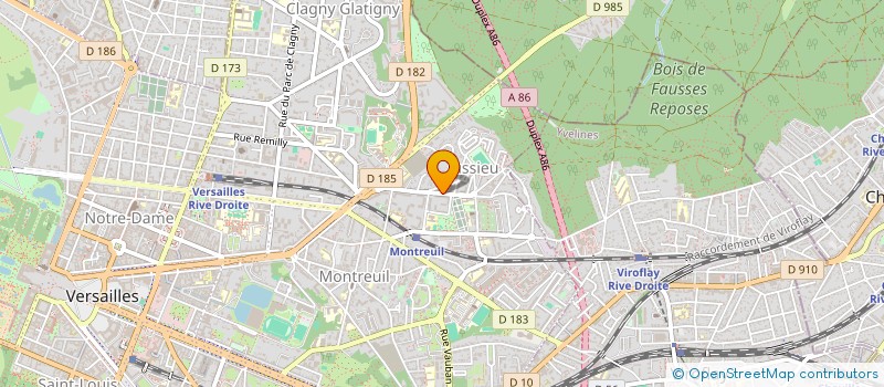 localisation de l'entreprise A ET A ELYTOUR PARIS CONSULTING à VERSAILLES