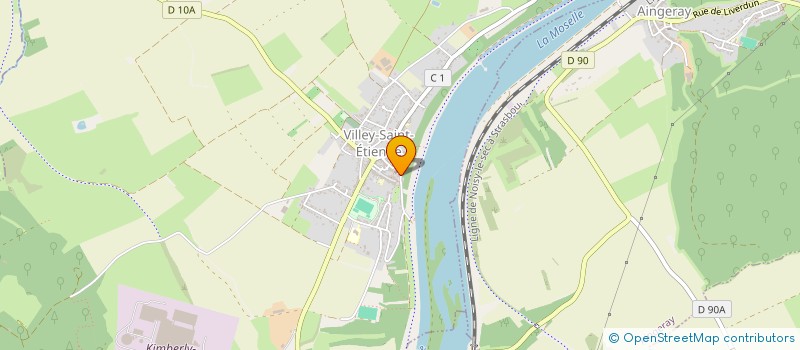 localisation de l'entreprise A ET ASSOCIES  VILLEY-SAINT-ETIENNE