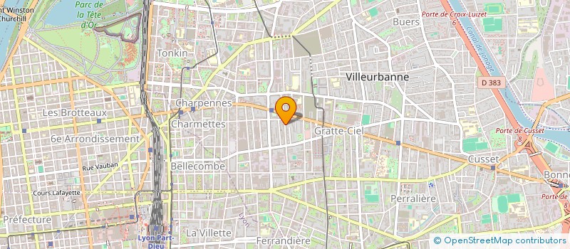 localisation de l'entreprise A ET B DEVELOPPEMENT à VILLEURBANNE