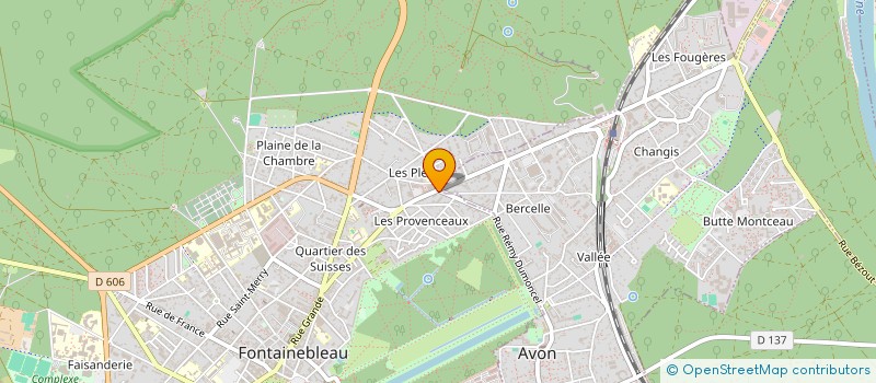 localisation de l'entreprise A ET C FINANCES à FONTAINEBLEAU