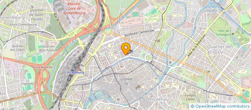 localisation de l'entreprise A ET C LEX AVOCATS ET ASSOCIES  STRASBOURG