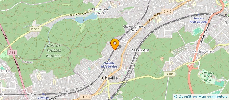 localisation de l'entreprise A ET C SECHER FESNOUX INDUSTRIE CHEVEU à CHAVILLE