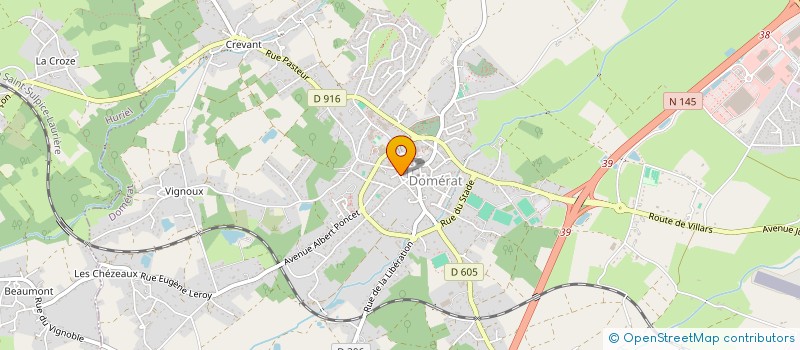 localisation de l'entreprise A ET D à SAINT-VICTOR
