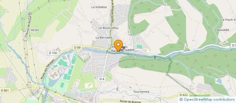 localisation de l'entreprise A ET E COMBES SARL à BURLATS