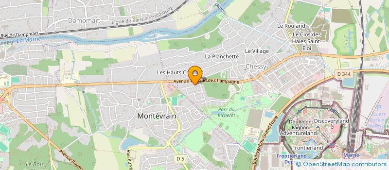 localisation de l'entreprise A ET G AGENCY  CHESSY