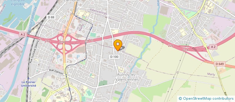 localisation de l'entreprise A ET L à AULNOY-LEZ-VALENCIENNES