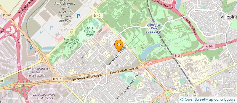 localisation de l'entreprise A ET M à AULNAY-SOUS-BOIS