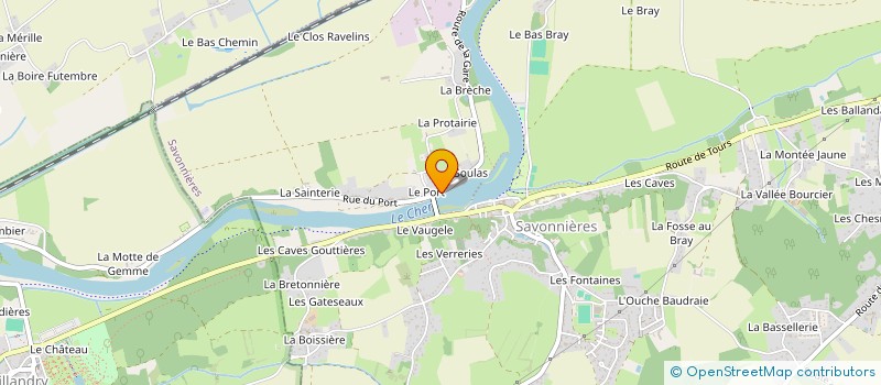 localisation de l'entreprise A ET M  SAINT-AVERTIN