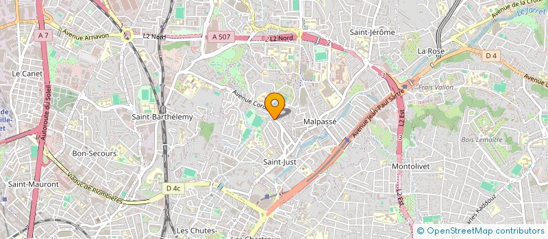 localisation de l'entreprise A ET M AUTO MECANIQUE  MARSEILLE