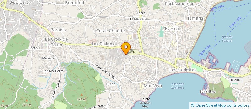 localisation de l'entreprise A ET M CONCEPT à LA SEYNE-SUR-MER