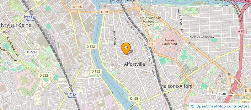 localisation de l'entreprise A ET M SECURITE SARL à ALFORTVILLE
