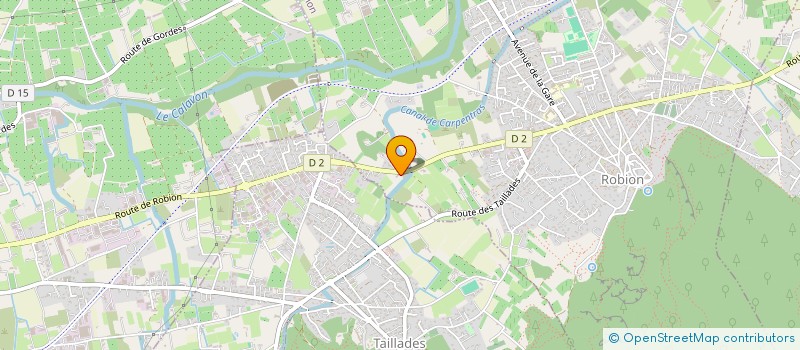 localisation de l'entreprise A ET P  ROBION