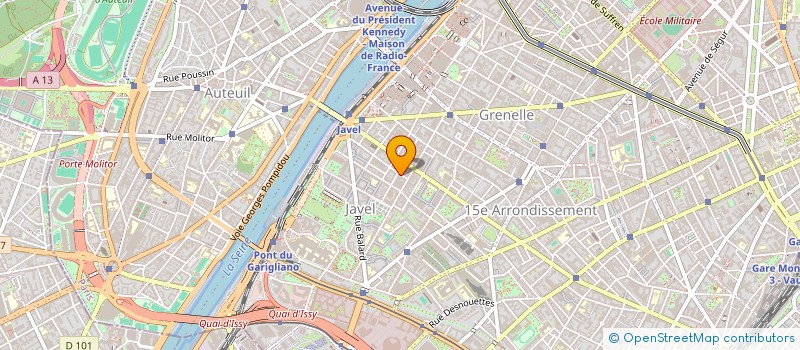 localisation de l'entreprise A ET P MERCIER à PARIS 01