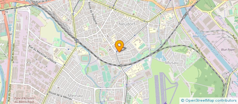 localisation de l'entreprise A ET P SARL à STRASBOURG