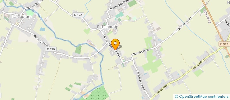 localisation de l'entreprise A ET P SERVICES  RICHEBOURG