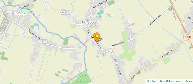 localisation de l'entreprise A ET P SERVICES NETTOYAGE à RICHEBOURG