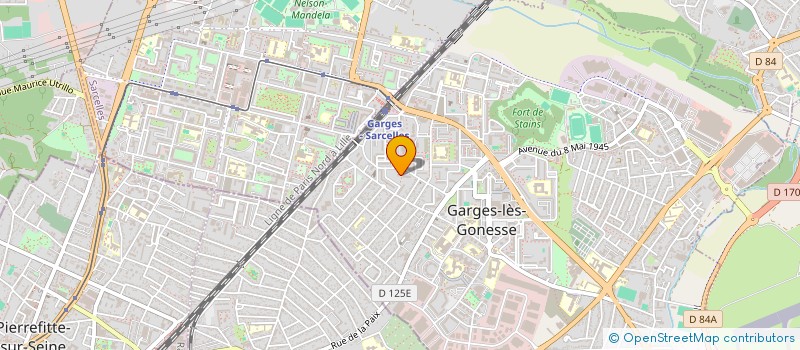 localisation de l'entreprise A ET V TRANSPORTS à GARGES-LES-GONESSE