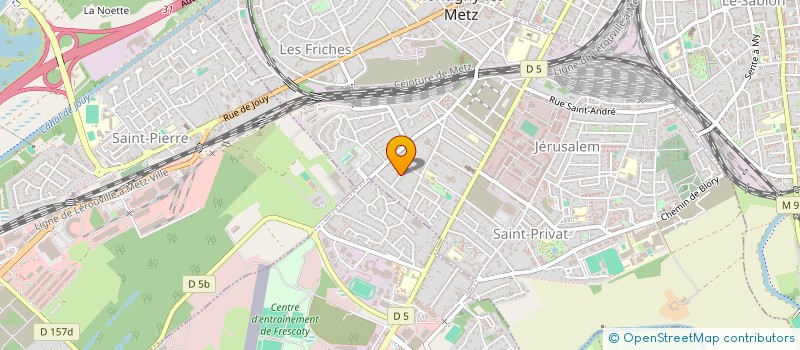 localisation de l'entreprise A ETUDES à MONTIGNY-LES-METZ