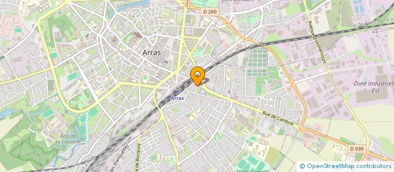 localisation de l'entreprise A.F.2I.CONSEILS à ARRAS