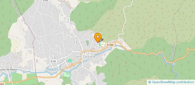 localisation de l'entreprise A.F  SAINT-ZACHARIE