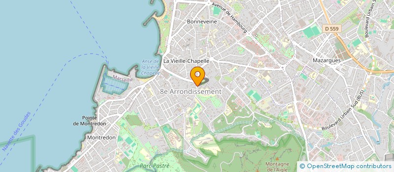 localisation de l'entreprise A.F.A.E.D.  MARSEILLE